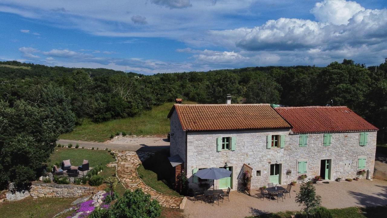 Cottage Al Merlo Olivo Buje Exterior foto